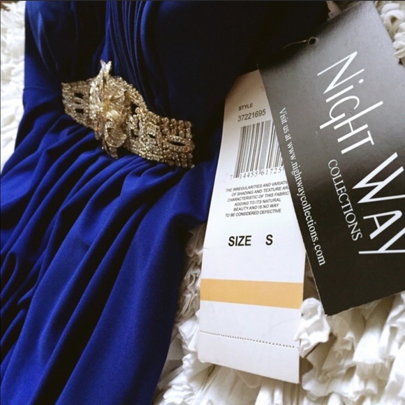 Night Way Crystal Embellished Gown - Picture 8 of 8